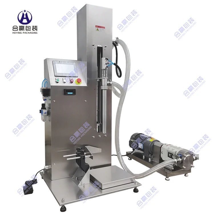 Single Head Semi Automatic Liquid Weighing lubricants Filling Machine Production Line For Big Volume Barrels