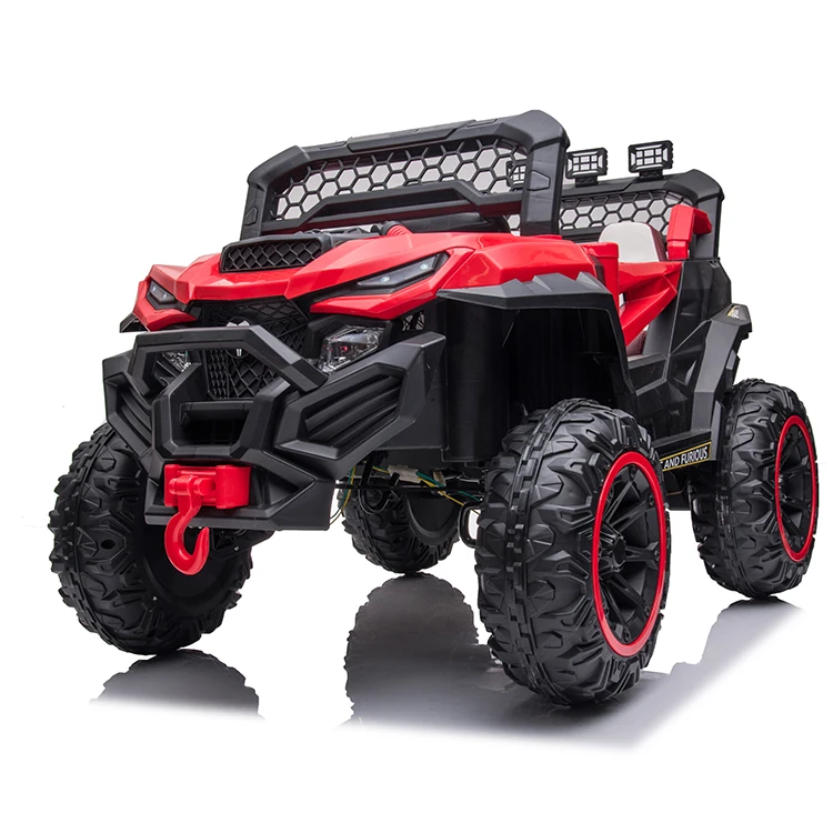Children Car With Remote Control 12v Double Door Remote Children 4X4 Battery Driving Car Big Kids Car