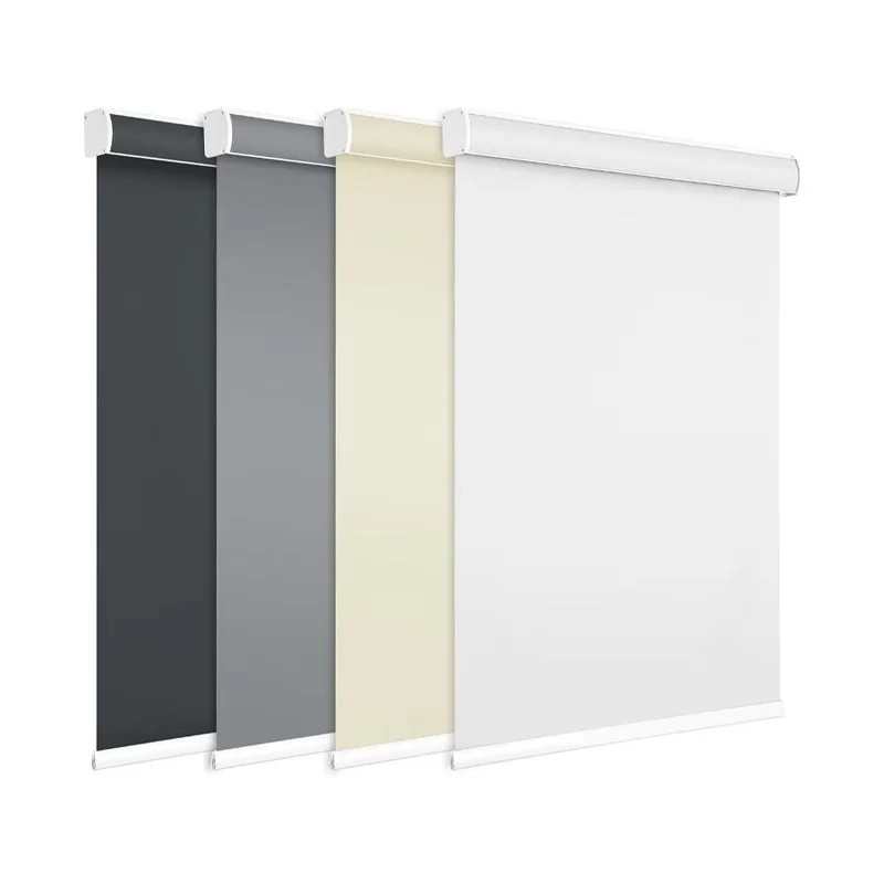 Double Blackout Waterproof Motorized Roller Blinds For Windows Home Hotel