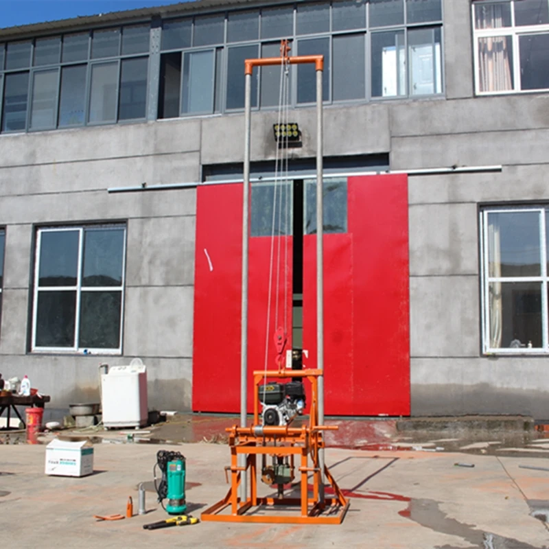Hot sale 100 m small water well drilling rig Pipe dredging rig engineering drilling rig