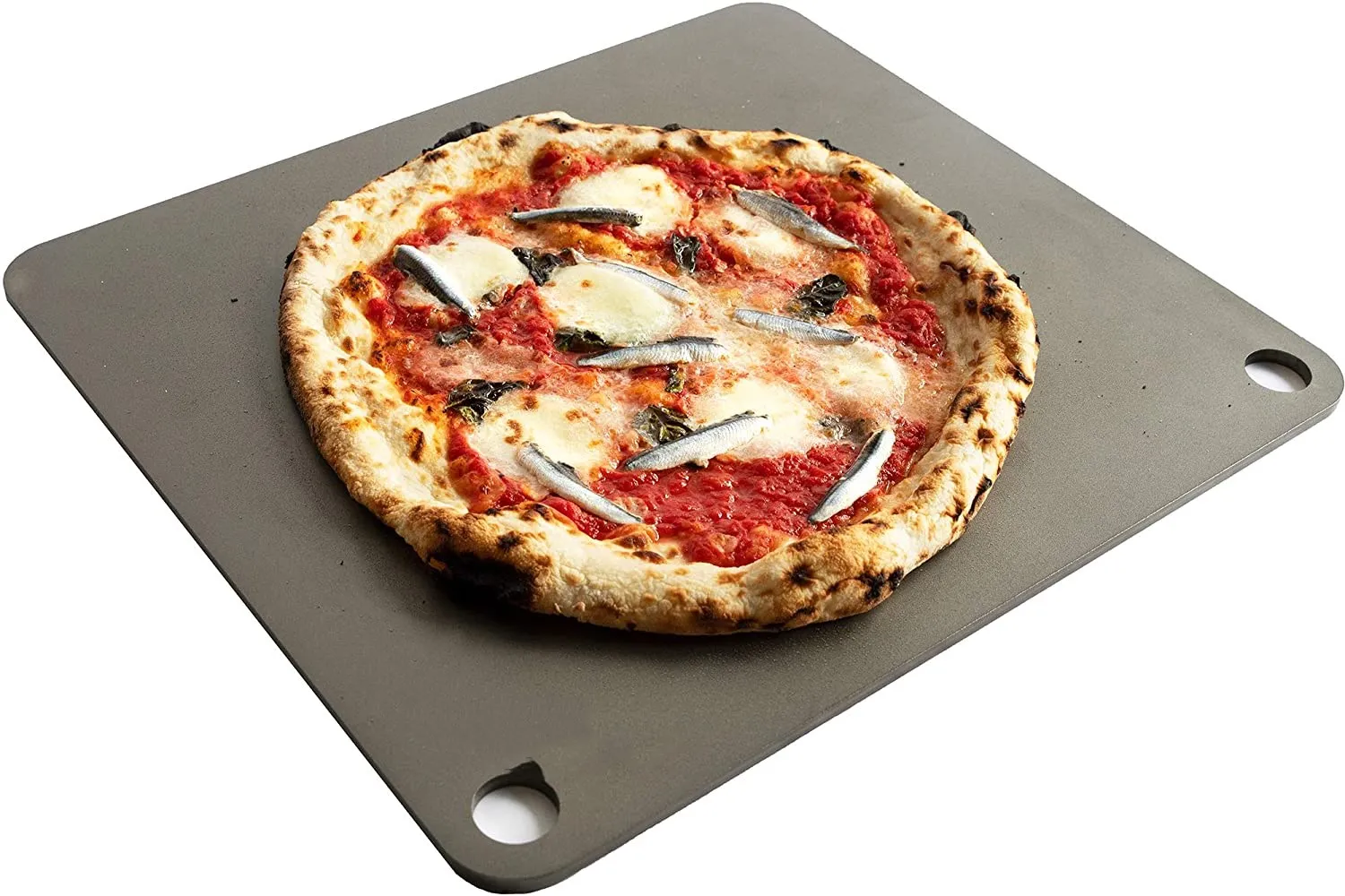 Hot selling Square/Rectangular Steel pizza Carbon pizza steel With/Without Figure Hole for oven cooking pizza steel baking stone