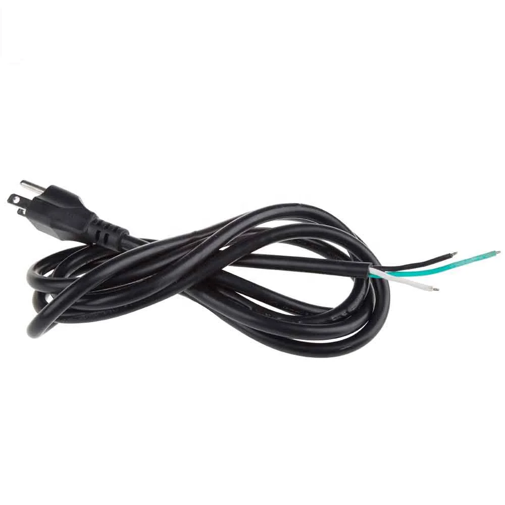 AC Power 125V USA power cord 3 pin NEMA 5-15P
