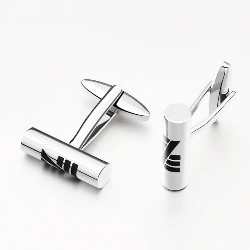 Kaidvll Mens Cufflink Golden Silver Color 32 Choice Square Round Design High-grade Cufflinks Trendy Cufflinks For Mens