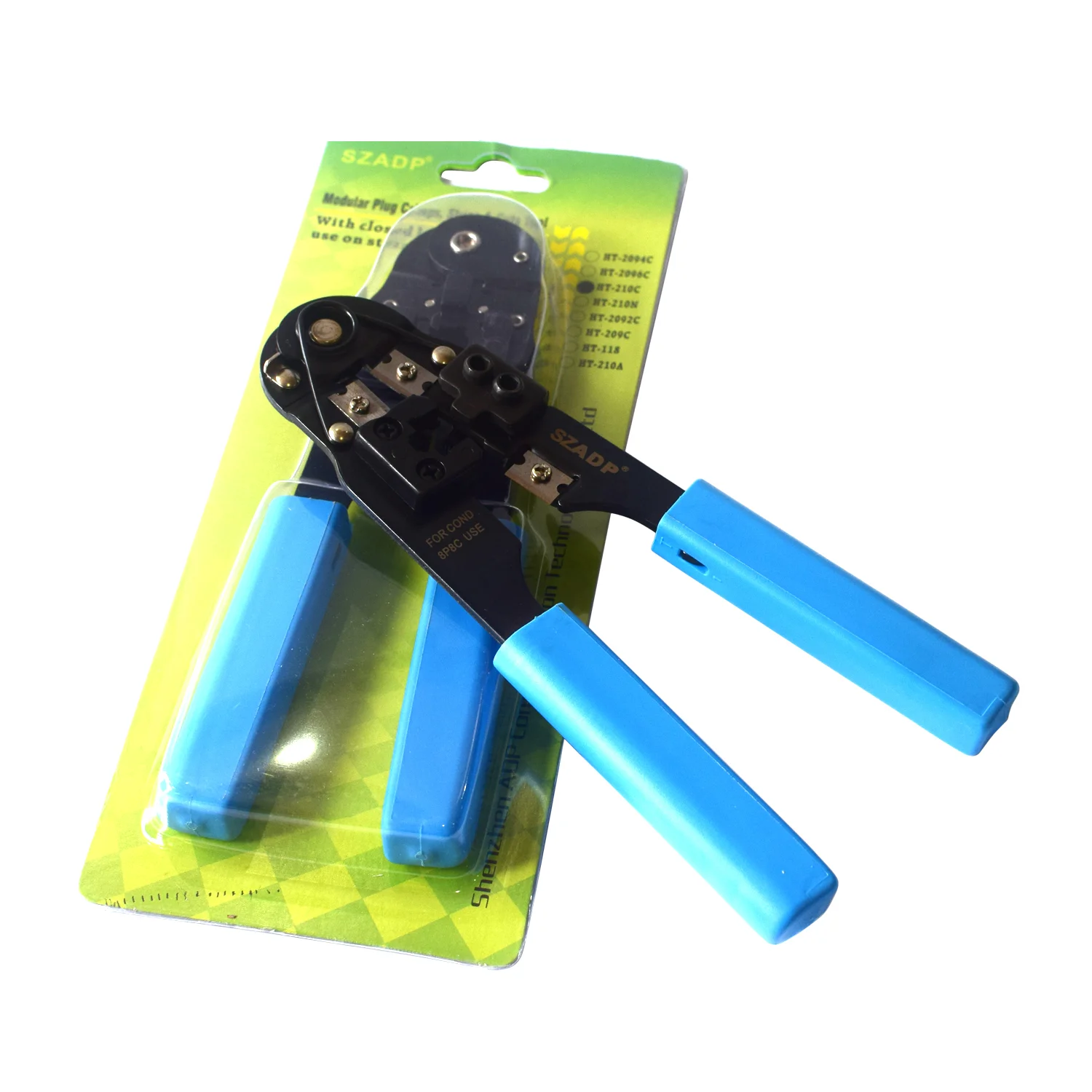 Сетевой кабель Cat6 Cat5 кусачки проходят через щипцы для Rj45 Rj11 Rj12 инструмент для обжима