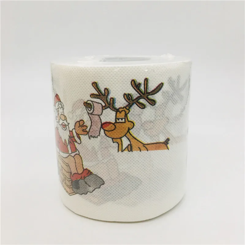 Wholesale Customized High Quality Absorbent Virgin Pulp 3 Ply Custom Large Color Print Toilet Paper