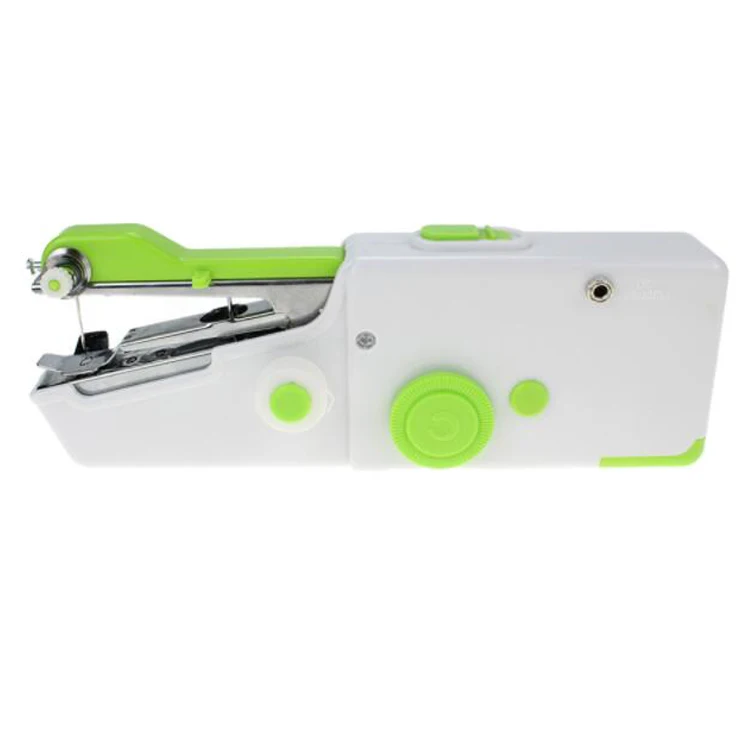 Simple New Household Electric Hemming Stitching Tools Pocket Portable Hand Held Mini Manual Sewing Machine