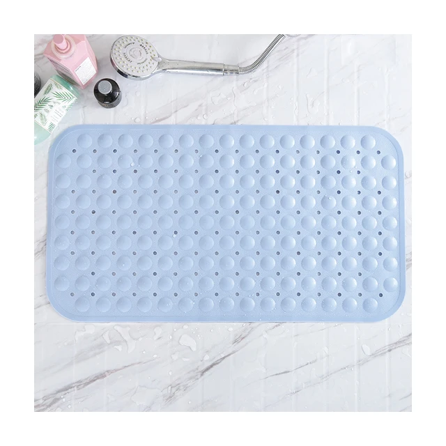 16*28 inches PVC rubber bath mat water absorbent foot massage non slip bathtub mat for bathroom