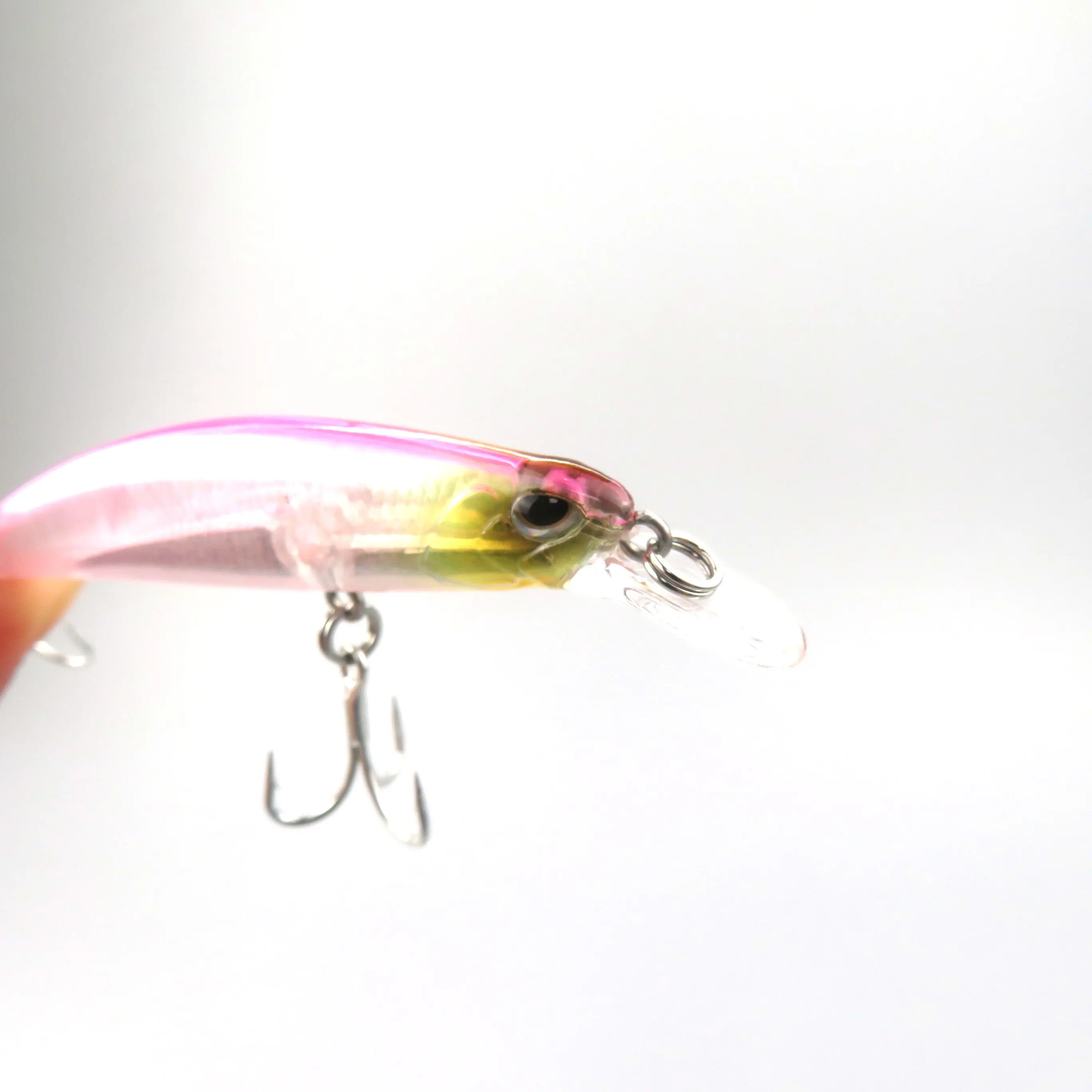 New transparent pink minnow 93mm/13g hard bait fishing sunken minnow mackerel fishing minnow bait