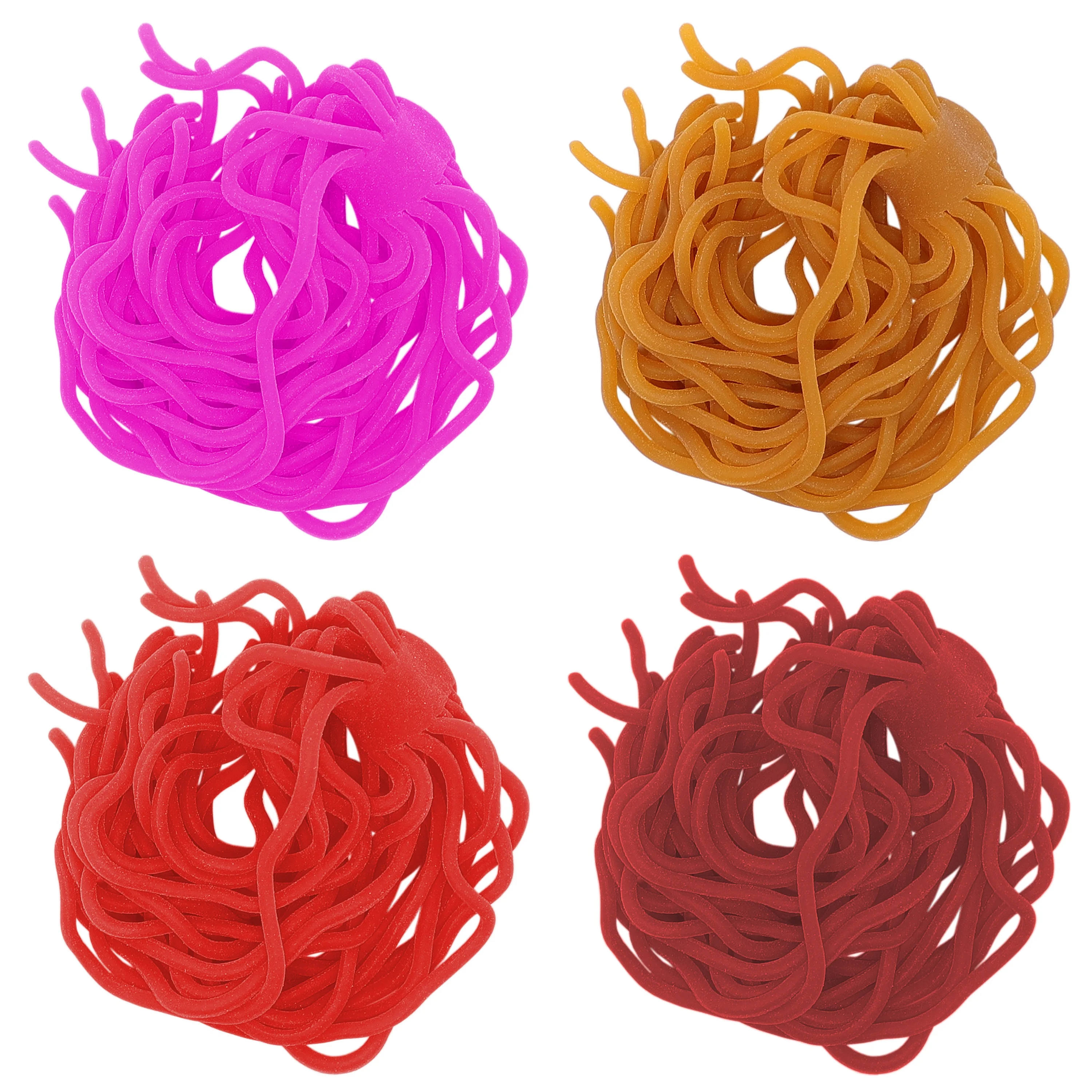 SAMSFX Fly Fishing Tying Materials Squirmy Wormy Artificial Kit Worm Soft Lure Flies Plastic Worms Soft Fishing Lures