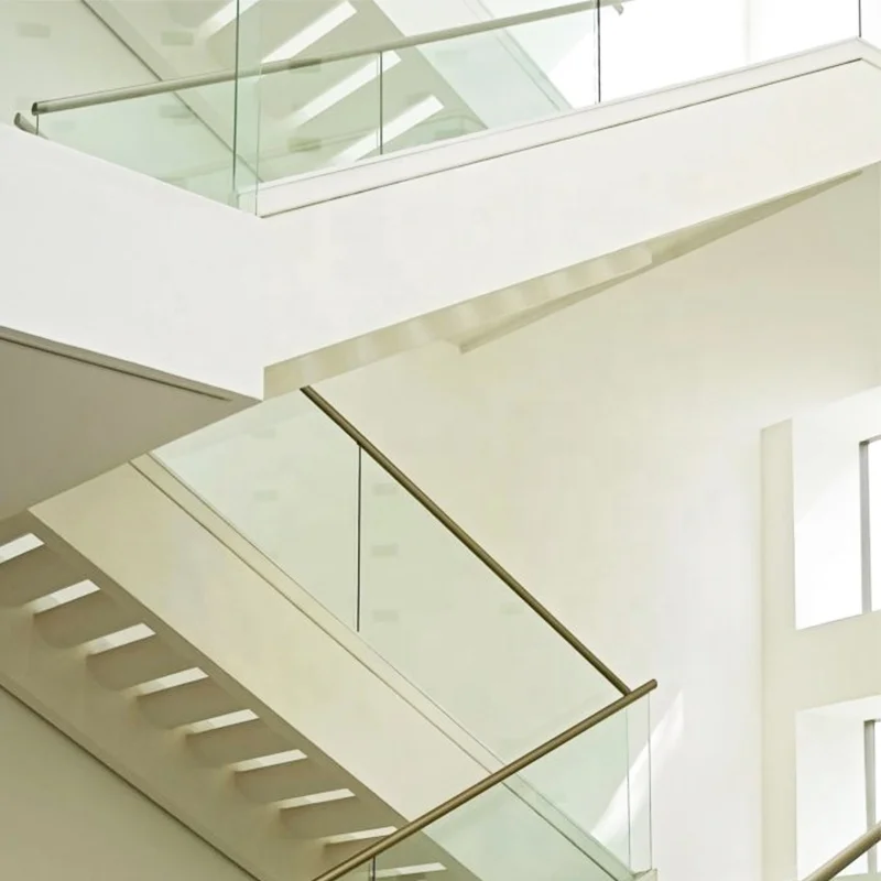 Top Sale Modern Factory Manufacture Price Balcony Decking Frameless Laminated Glass Railing Terrace Guardrail Pool Fence Column