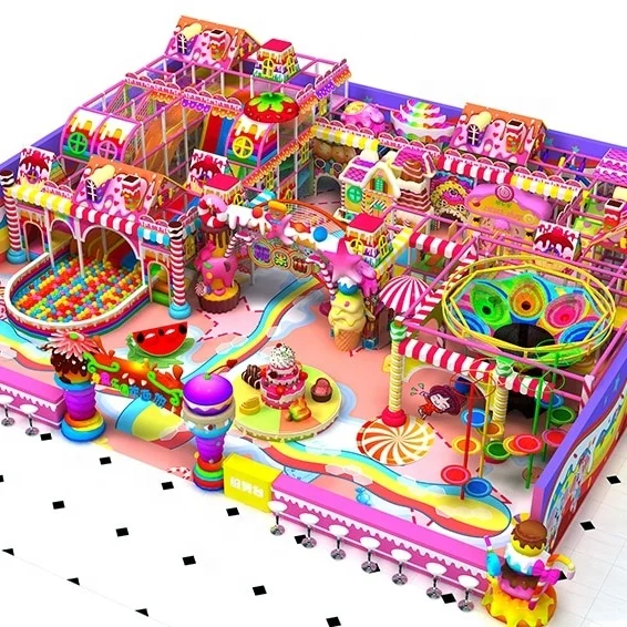 2019 Ido Amusement Hot Sale New Kids Candy Theme Indoor Playground Design For Children