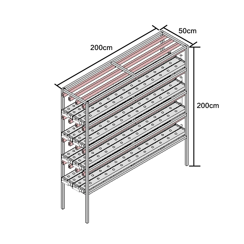 Indoor Vegetable Growing Pvc Nft Growing Rack For Strawberry Planting