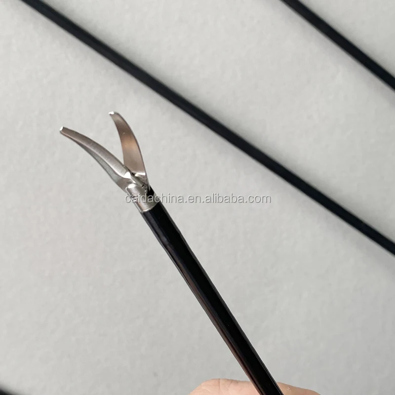 Ножницы для лапароскопического инструмента 5 мм, изогнутые ножницы двойного действия