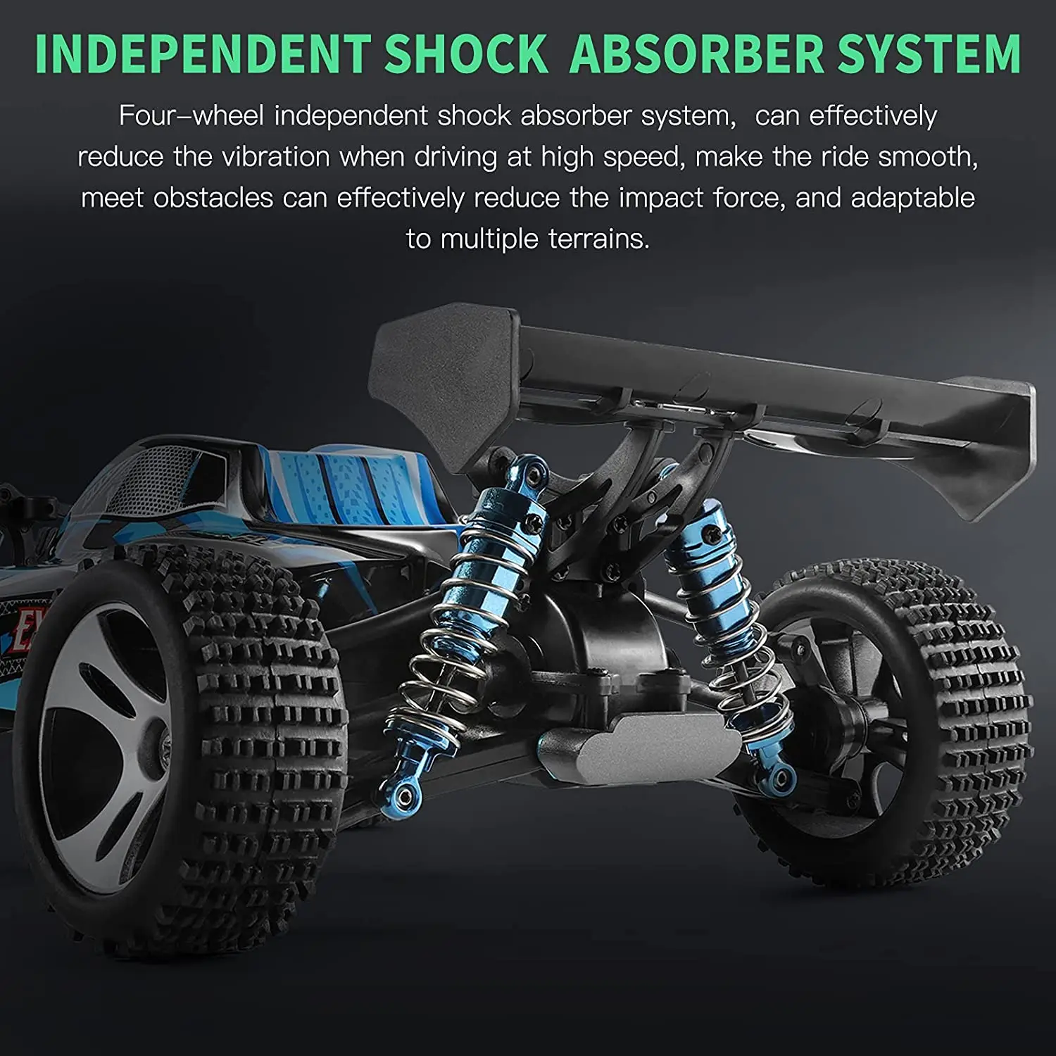 2022 New WLtoys RC Car 1:18 Scale 4WD Remote Control Car 30KM/H High Speed Racing Car All Terrains Off Road RC Truck