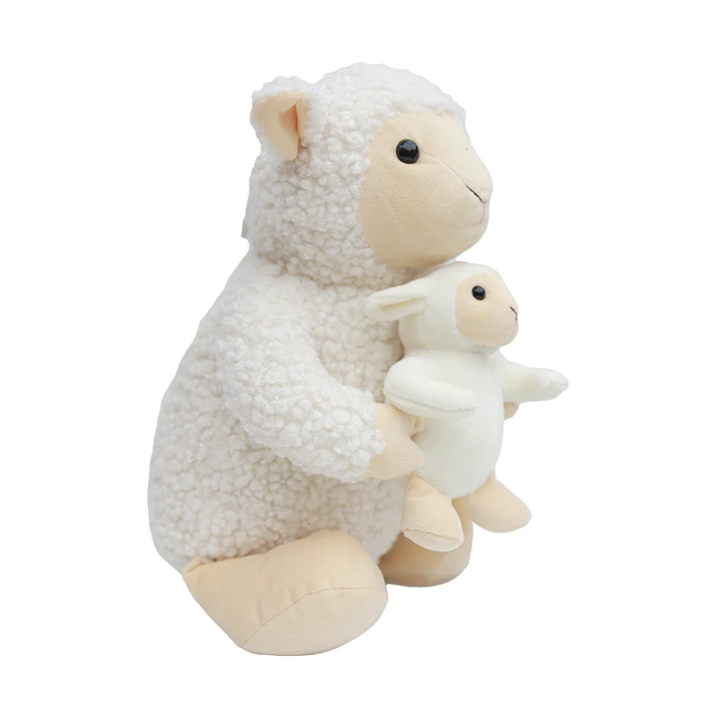 Custom Novelty Promotion Gift Cute Soft Sheep Plush Toy Kids Doll Cartoon Sheep Stuffed Animals Toys