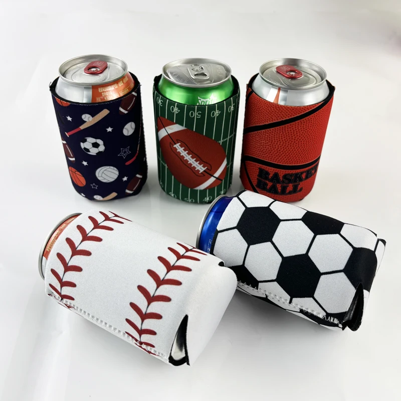 Popular Patterns Insulated 12oz Can Sleeve Neoprene 330ml Can Holder for Sports