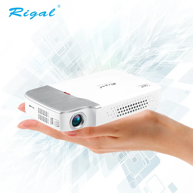 HD портативный домашний кинотеатр Мини проектор беспроводной Wifi full HD 3D светодиодный проектор