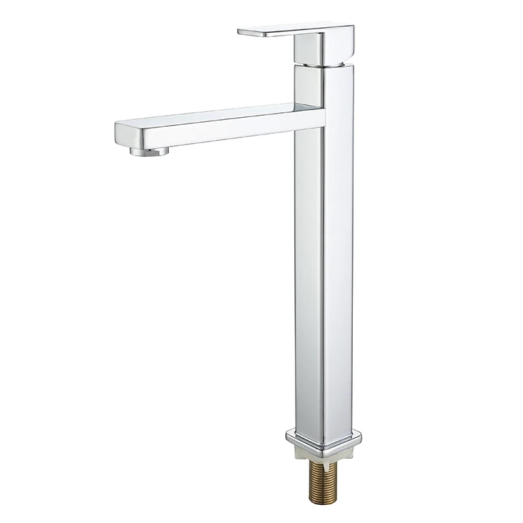 China factory wholesale taps manufactures taps single handle faucet deck mounted cold water tap bathroom washbasin faucet