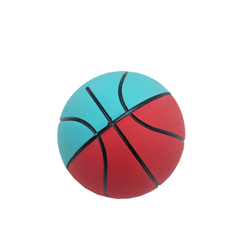 Wholesale  rubber bouncy ball  Hot Sale soccer ball 50mm 60mm Customized Brand Basketball Style High Bounce Rubber Toy Ball