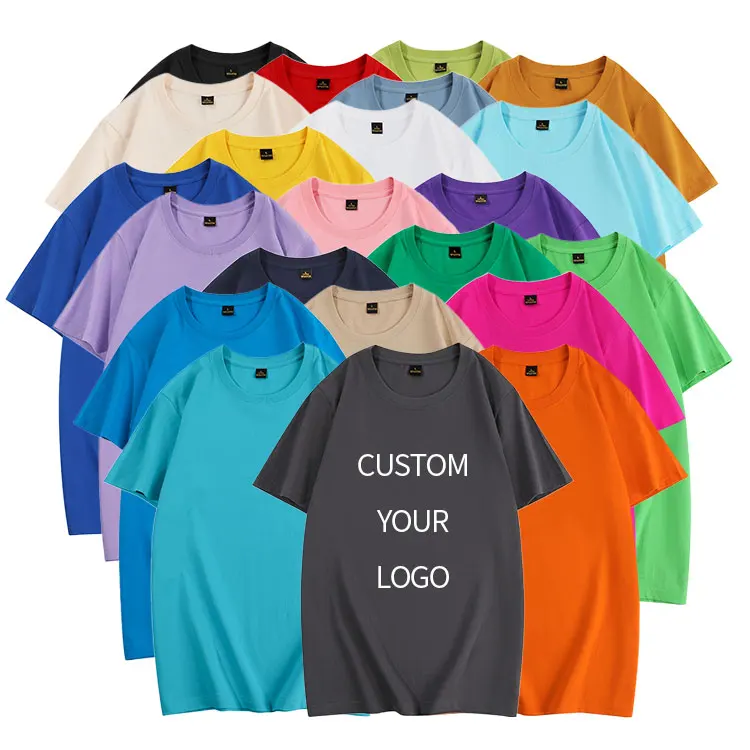 First Class Quality Cotton Custom Logo Men Printing Custom T Shirt Printing Plain Oversized t shirt