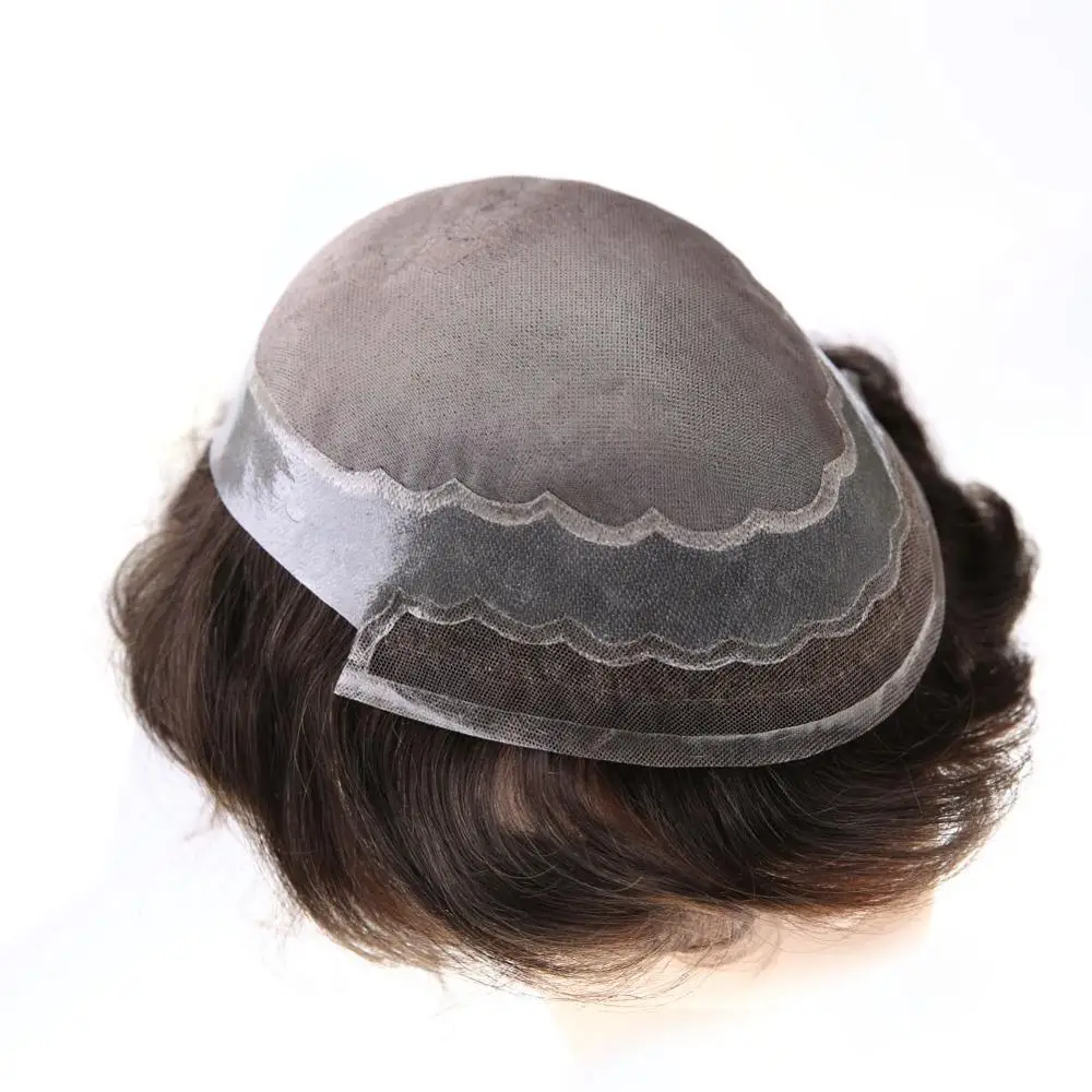 Натуральные человеческие волосы, кружева, моно, искусственная кожа, сменные мужские волосы, парики для мужчин