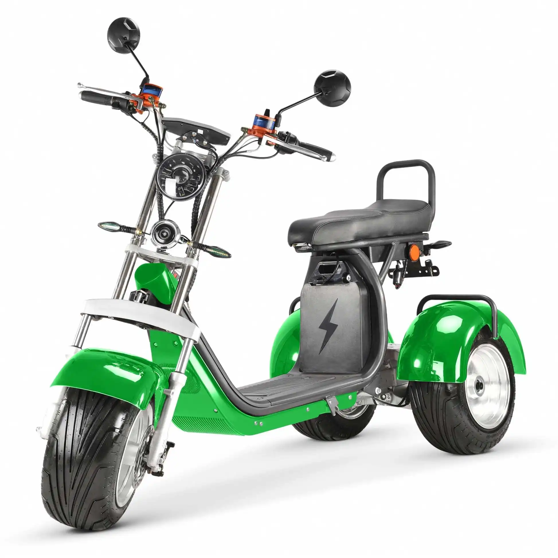 Newest Flexible 4000W Dual Strong Power Motor 3 Wheel Aluminum Alloy Electric Scooters Tricycle Citycoco