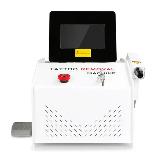 Новая марка рождения удаление бровей Q переключатель Nd Yag Лазерное удаление татуировки