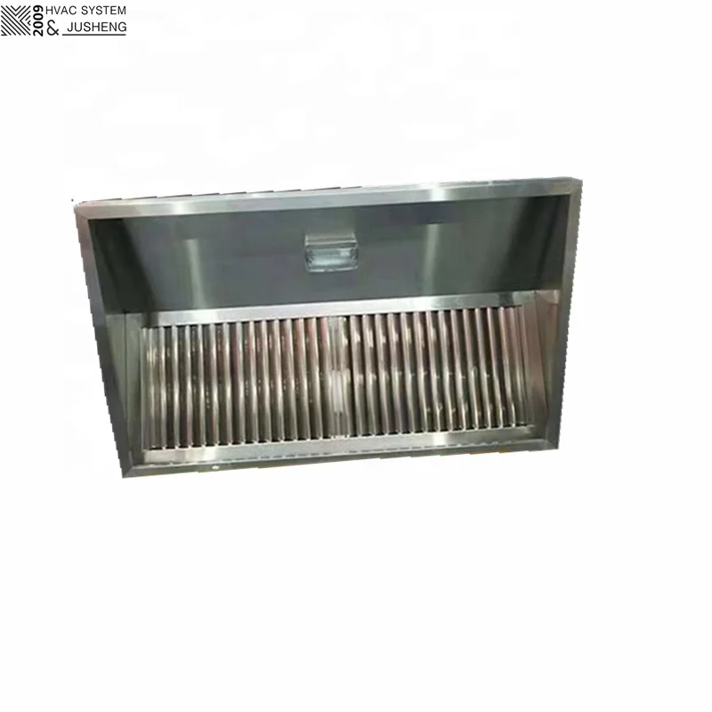 high quality stainless steel smoke commercial furniture fume hood  of HVAC system