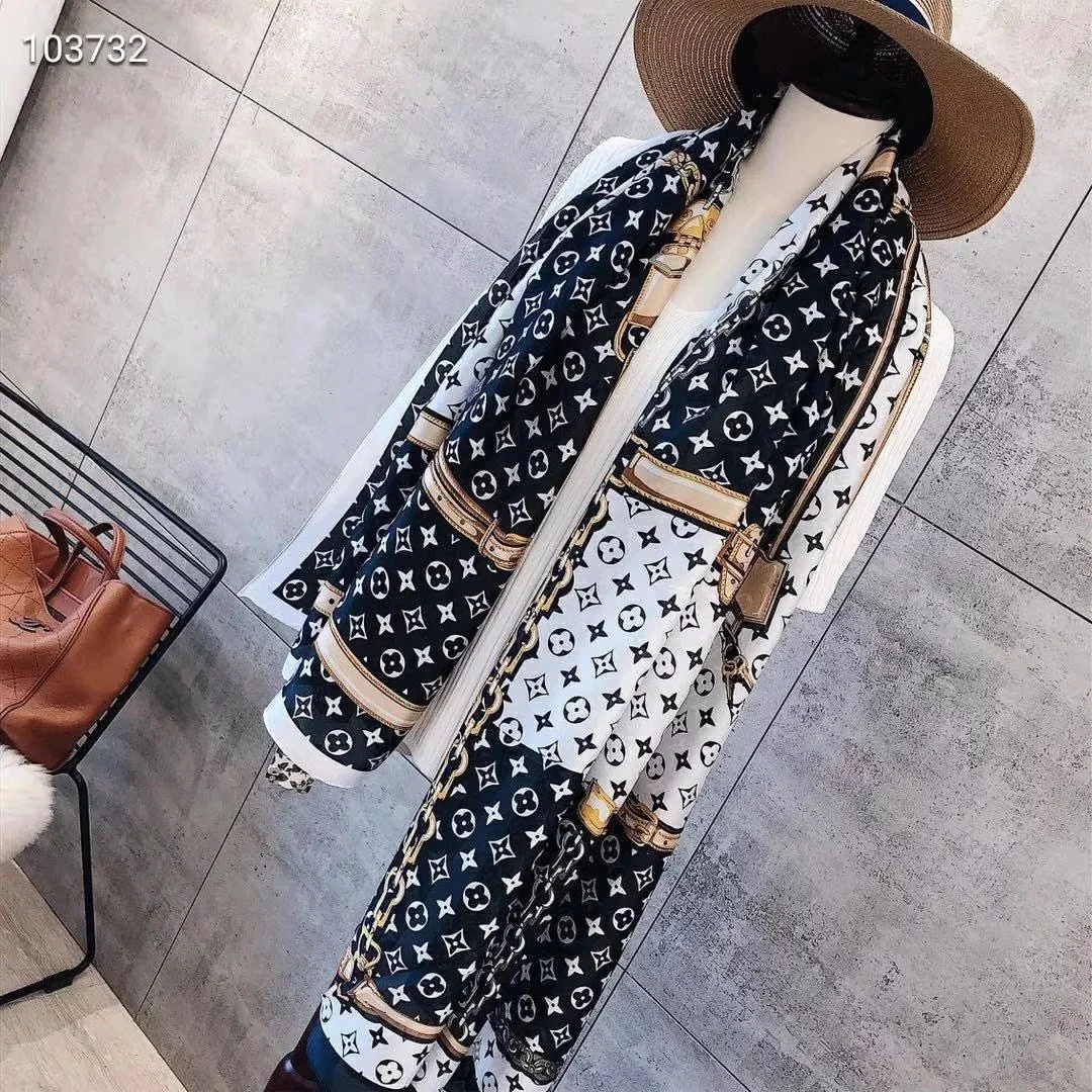 Fast shipping women long Silk shawl Scarf hijab