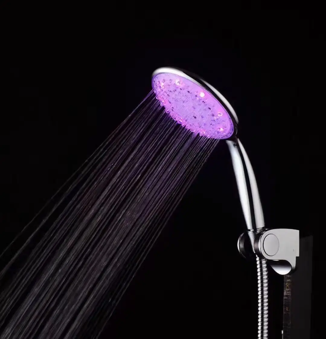 
Special Hot Selling Temperature Sensing Color Changing Led Light Shower Head Multi Function Led Shower Head 