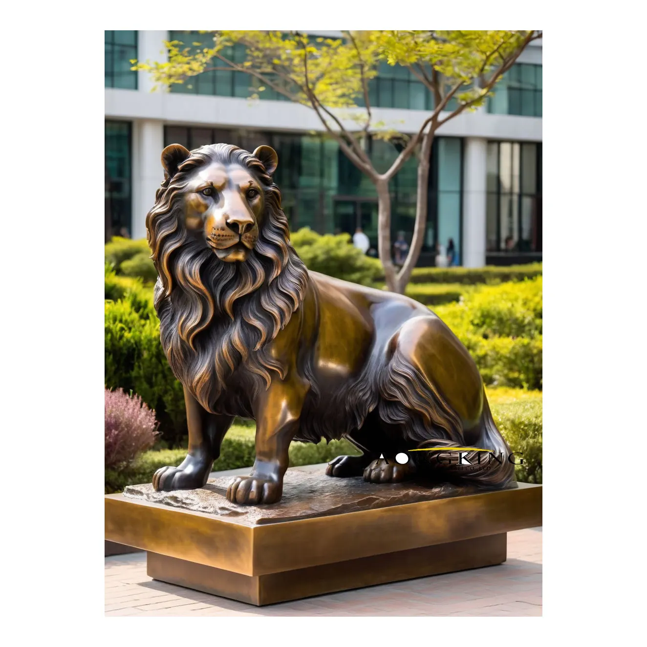 Bronze large Eagle statue for outdoor decor Exquisite Casting Bronze Falcon Sculpture for garden