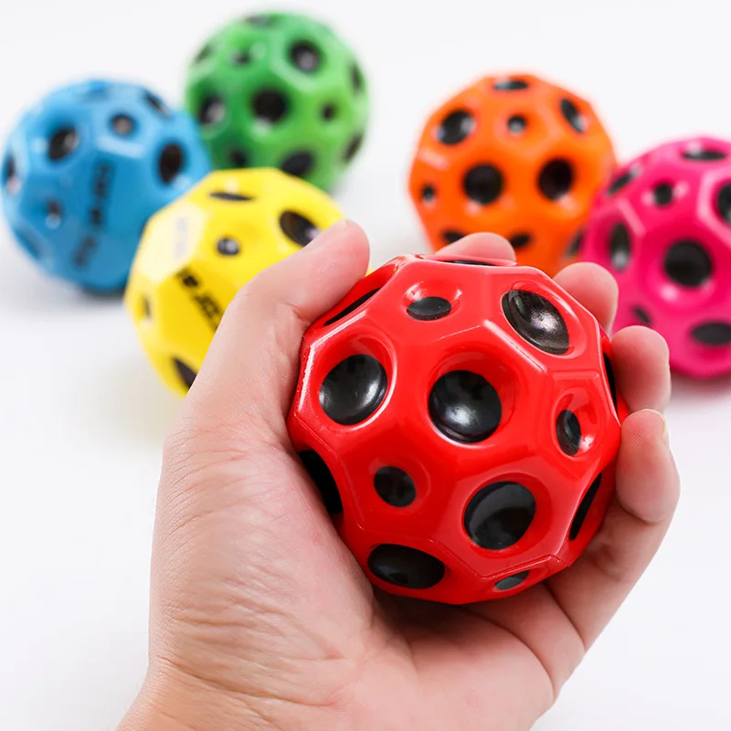 High Quality PU Foam Moon Ball High Bouncing Balls Antistress Toys  Stress Relief Balls For Kids And Adults
