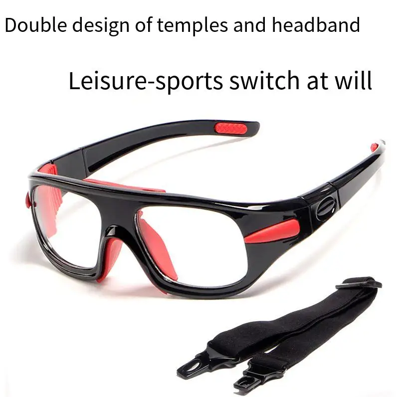 Best Price Adult Ball Sports Eyewear Black Frame Football Goggles Protect Eyes Basketball Glasses