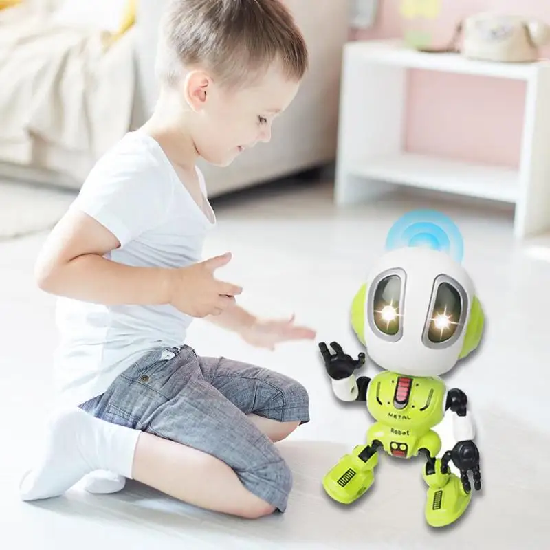2019 Hot Sale Kid Head Touch Sensor Electronic Smart Q Robot Toy Mini Smart Robot For Early Educational Kids Toy