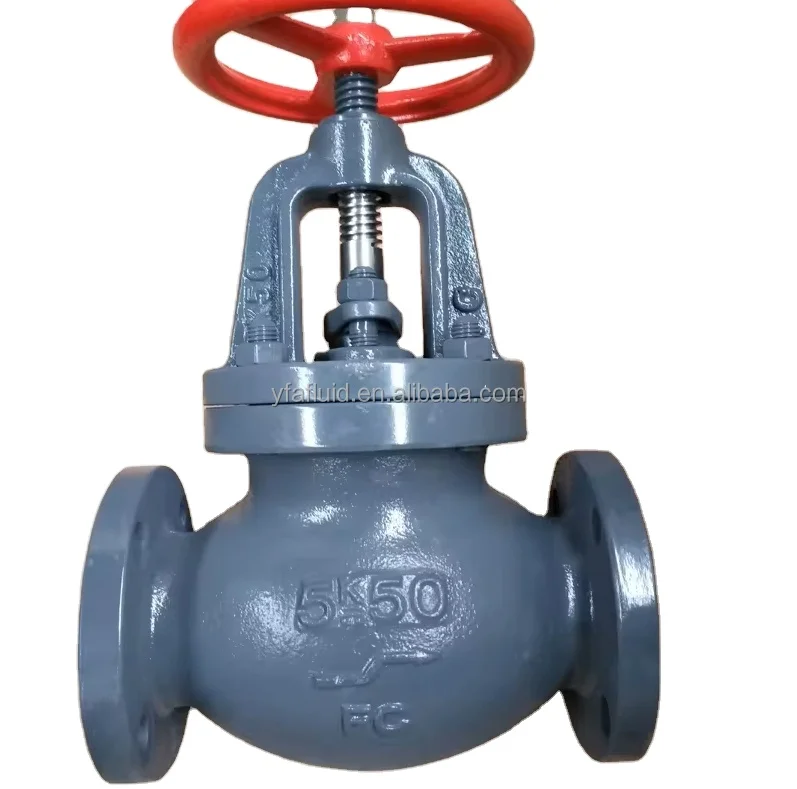 JIS Marine Valve F7305 F7307 F7309 Cast Iron Cast Steel Bronze 5K 10K 16K Globe Valves