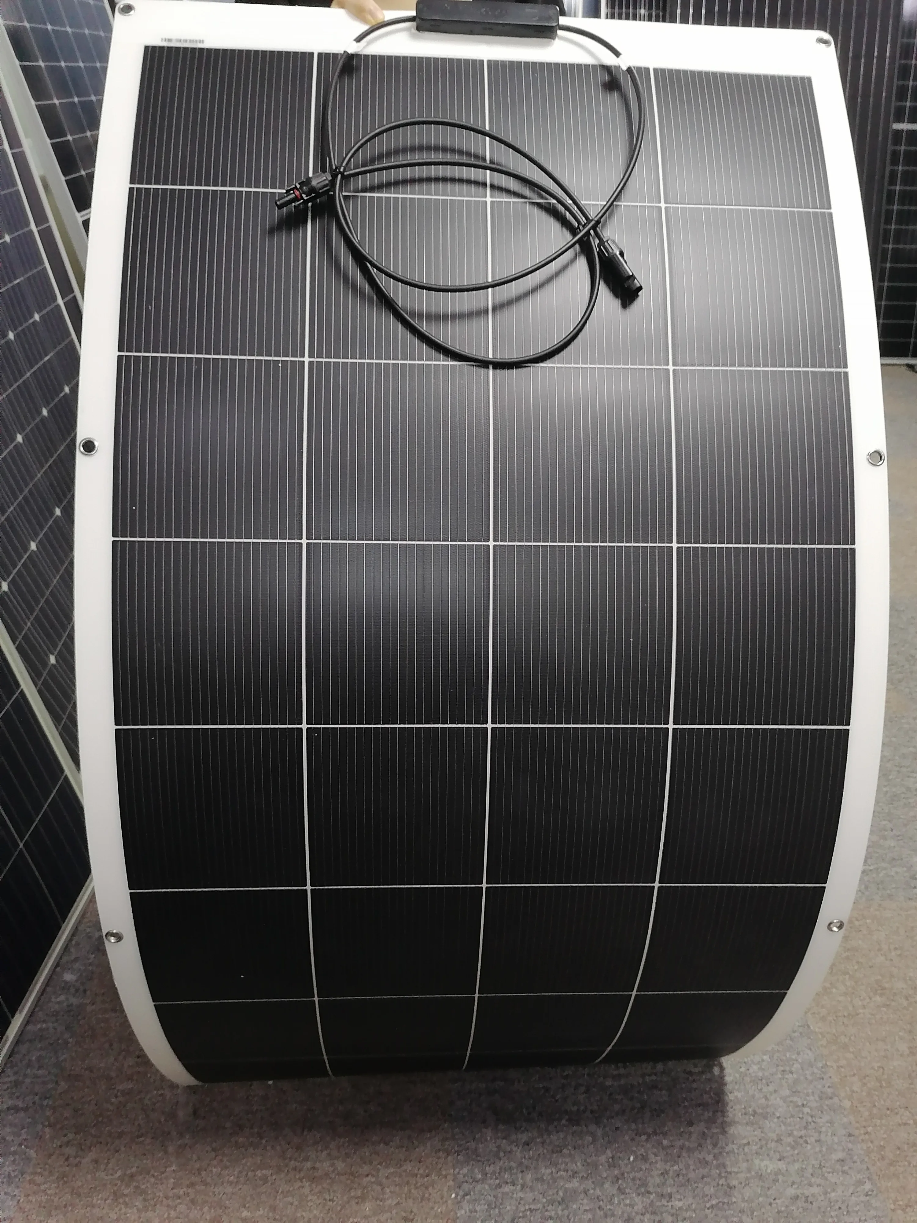 2022 ETFE Semi Flexible Solar Panel Price for RV Marine Caravan Solar Energy System