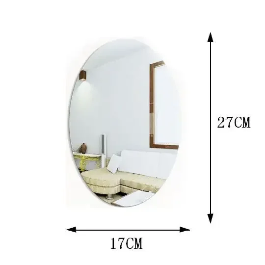 High Quality New Self Adhesive Non Glass Oem Custom Shape And Size Acrylic Wall Mirror Stickers Or Decoration