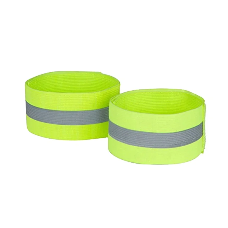 High visibility elastic reflective arm ankle band for Jogging Walking