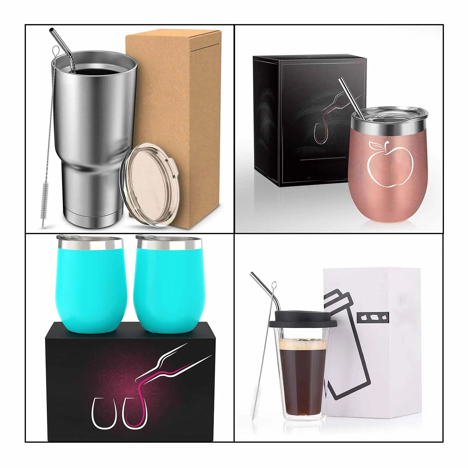  16oz 2019 оптовая продажа многоразовые с вакуумной изоляцией из нержавеющей стали металлическая кружка чашка индивидуальный логотип фляга молока кофейная
