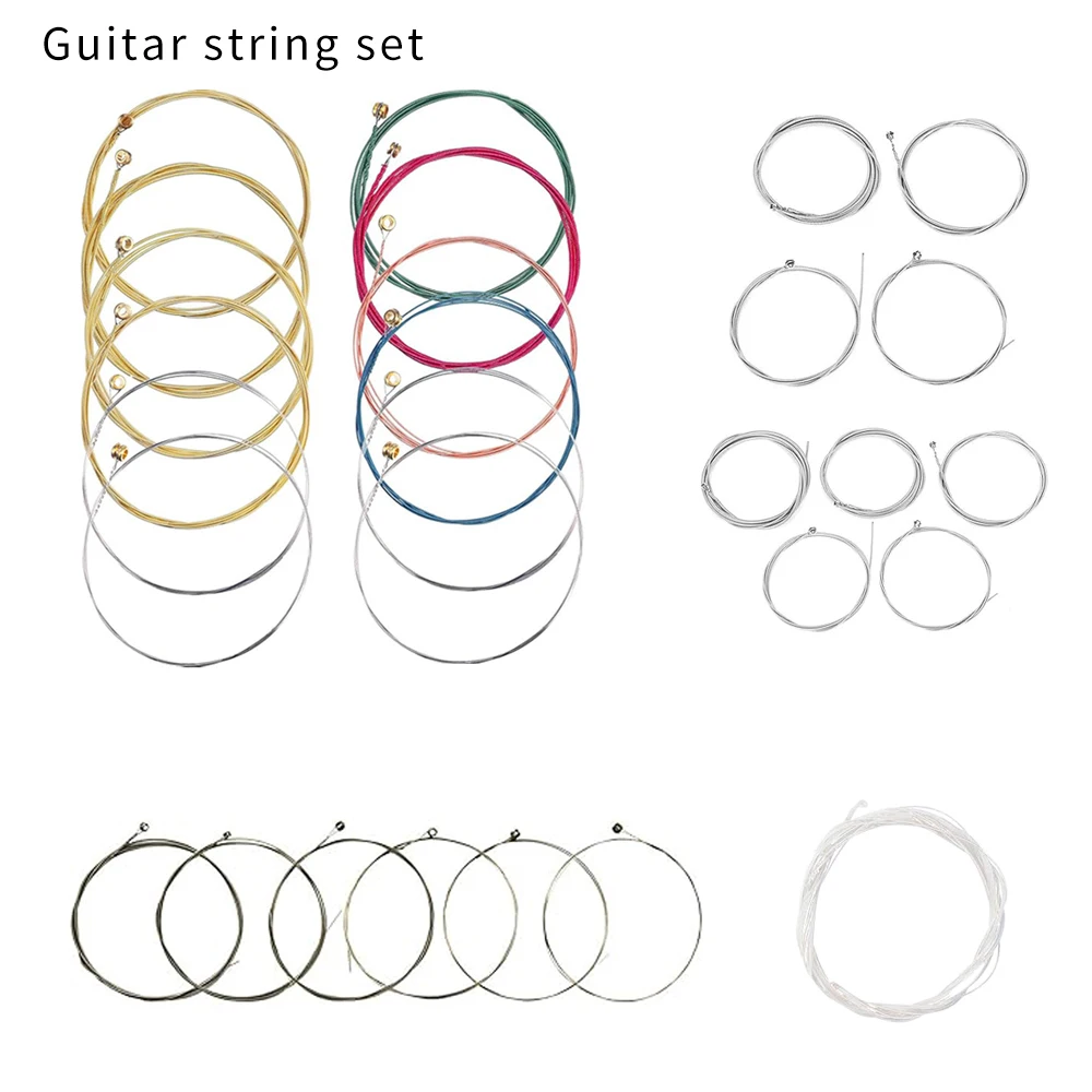 OEM/ODM Wholesale Guitar Parts Stringed Musical Instrument Accessories Classical/Electric/Acoustic/Bass Guitar String Sets