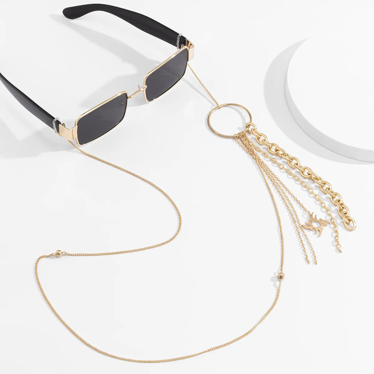 
2021 Eyewear chain eyewear rope fashion sunglasses Beaded eyewear chain rope girl 