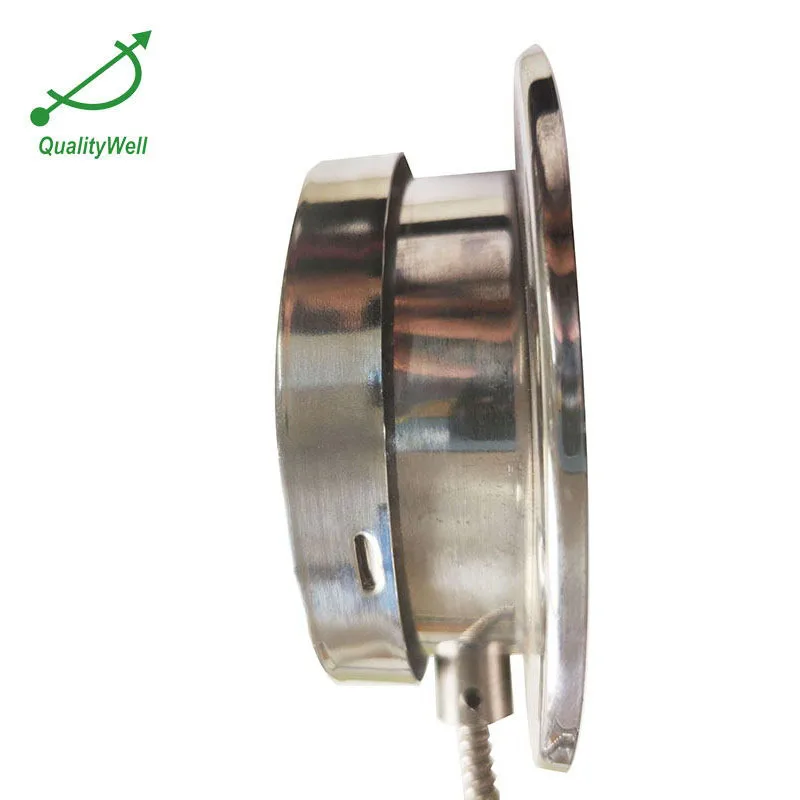 0-500C 10-150C Remote Reading Dial Thermometer With Protector And Front Flange