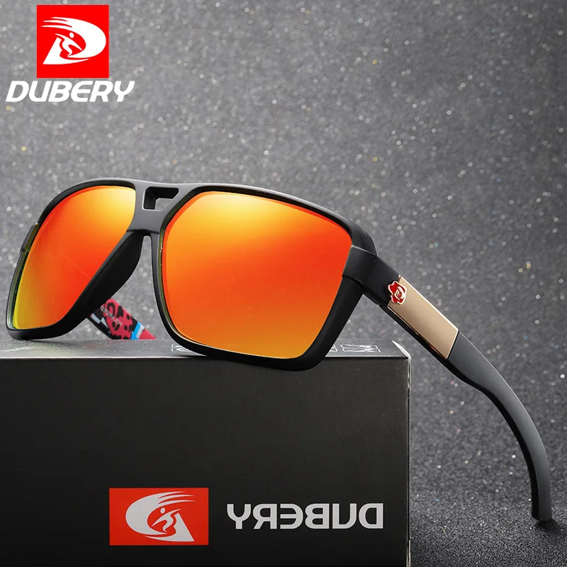 DUBERY Men Women Polarized Sunglasses Outdoor Driving Eye Glasses Shades Cool Brand Designer UV400 Fishing Sun Glasses Eyewear