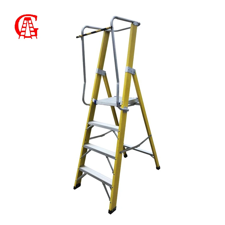 Мобильная лестница с 7 ступенями 200 фунтов платформой безопасности