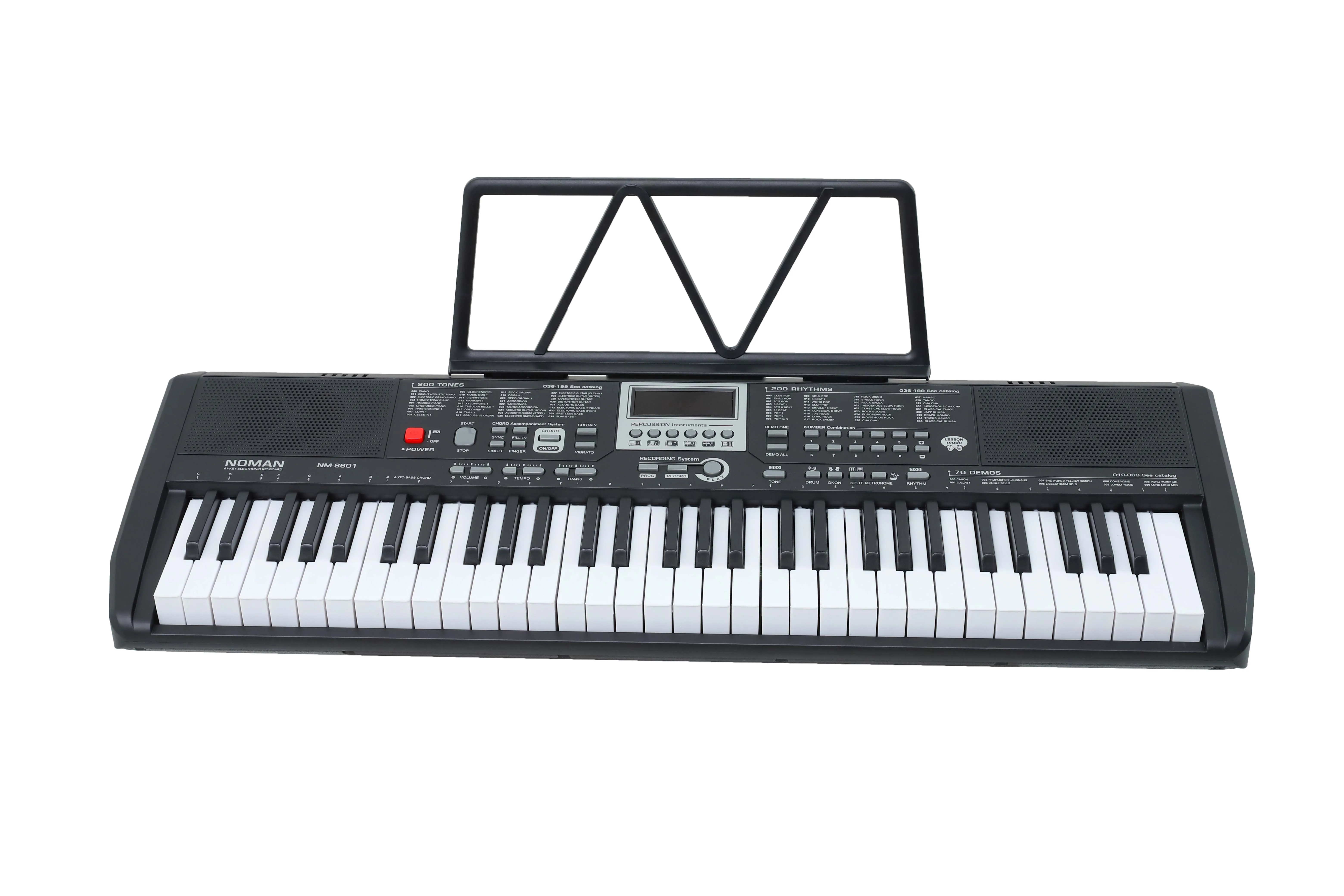 Factory Direct Sales Music Instrument 61 Key Keyboard Teclado Musical Profissional