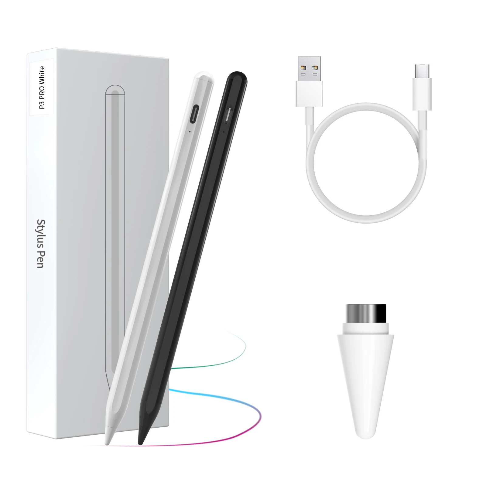 Универсальный емкостный стилус для android дисплей аккумулятора магнитный Ios Ipad Apple Pencil 1 2 P