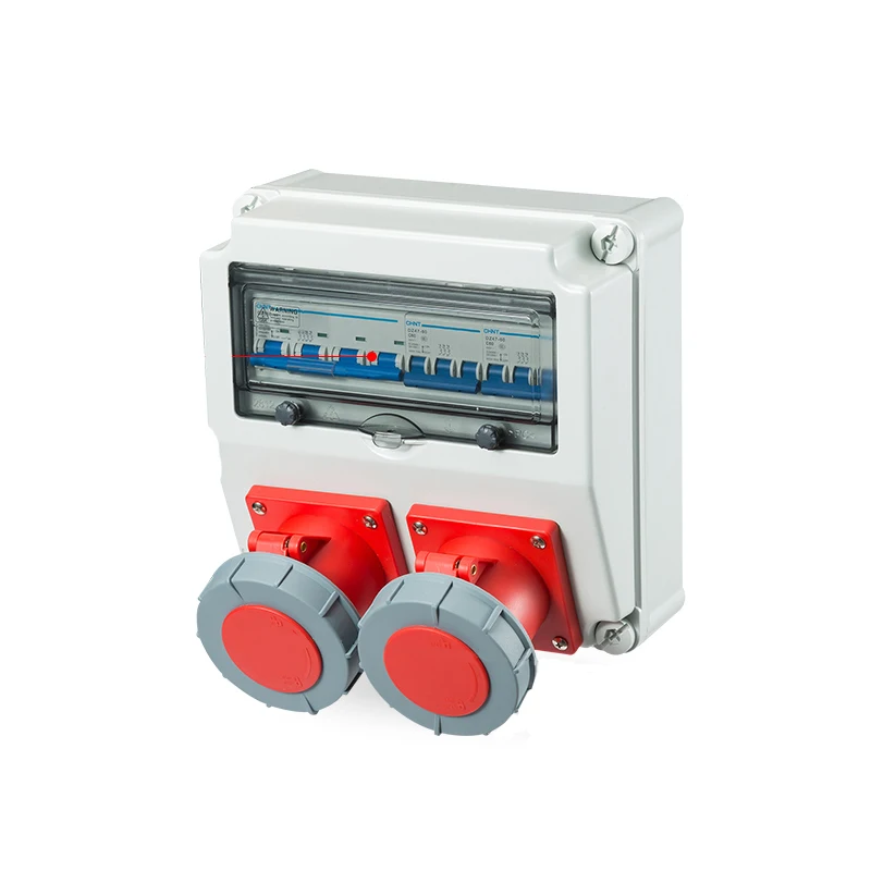 IP67 waterproof, dustproof, flame-retardant industrial socket box, MXB 4P 100A +Five hole industrial explosion-proof socket