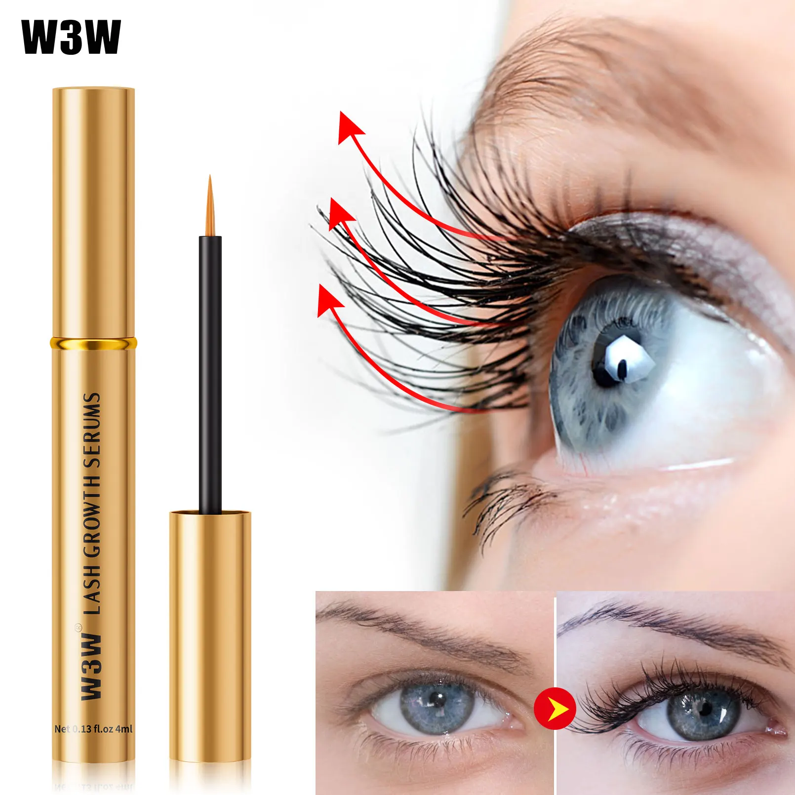 Natural Eyebrow Nourish Mascara 5 ML Eyelash Enhancer Growth Serum invisible mascara vegan formula