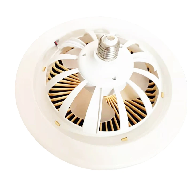 E27 High quality cheap European modern minimalist interior decoration LED fan light
