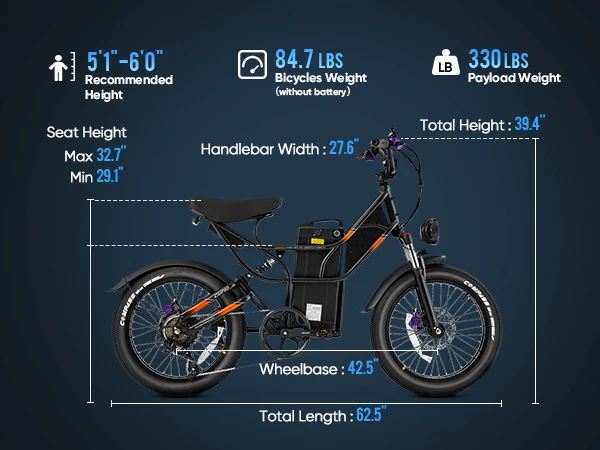 Eahora Cupid FOB China Electric Bike 1000W Electric City Bicycle 48V 30Ah Fat Tire Electric Mountain Bike electric cargo bike